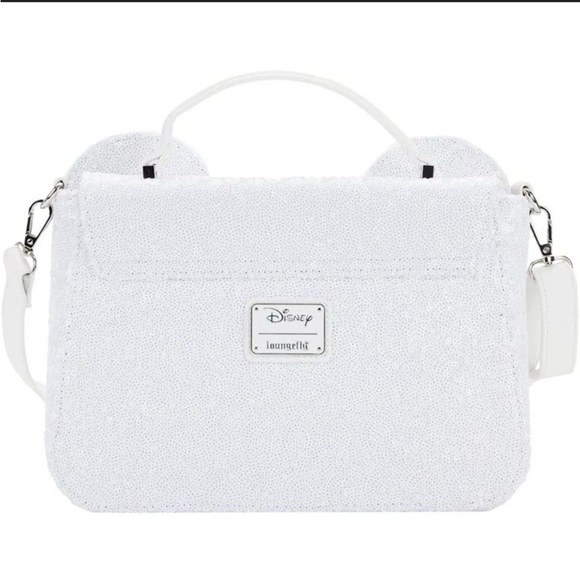 Loungefly Disney Minnie Mouse Sequin
Wedding Crossbody Bag , New With Tags - Picture 2 of 3